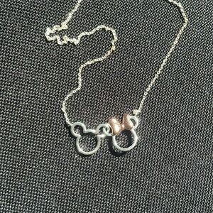 Official Disney Mickey and Minnie Necklace